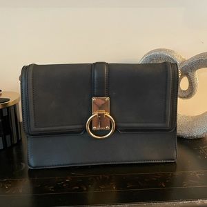 ALDO black bag with suede top
